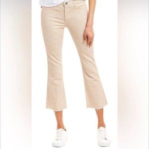 AG Adriano Goldschmied Jodi Crop Hi Rise Slim Flair Twiggy Stripe Jean 28R
